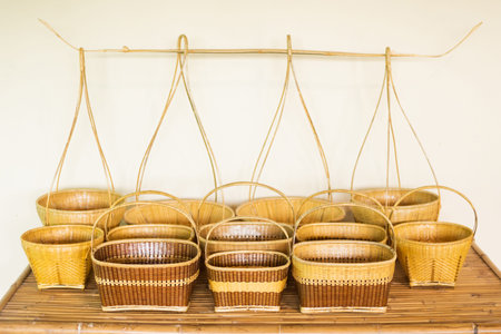 bamboo wicker basket