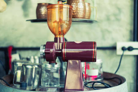 Manual coffee grinder for grinding coffee beansの写真素材