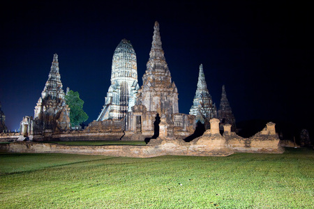Chai Watthanaram Temple is a Buddhist temple in the city of Ayutthaya Historical Park, Thailand. It is one of Ayutthaya's best known temples and a major tourist attraction.の写真素材