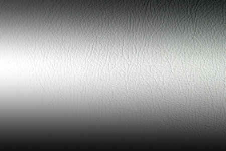 Chrome leather texture with light effects. Surface empty to insert text or designの写真素材