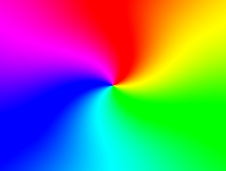 Spiral rainbow colors representing movement. Abstract illustrationの写真素材