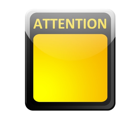 Attention advertisement with space to insert text or designの写真素材