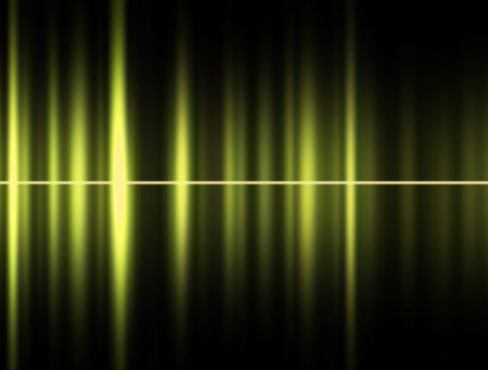 Green and black background. lines impact illustration