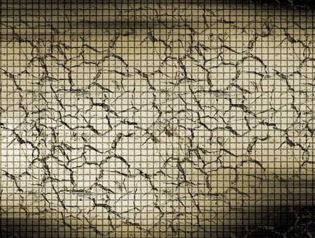 Grunge texture with cracks. Abstract illustration, empty to insert text or designの写真素材