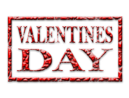 valentines day background. red illustrationの写真素材