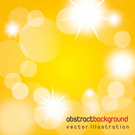 yellow background with  brightness. vector illustrationのイラスト素材