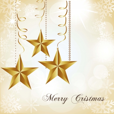 christmas stars on abstract white lights background. vector illustrationのイラスト素材