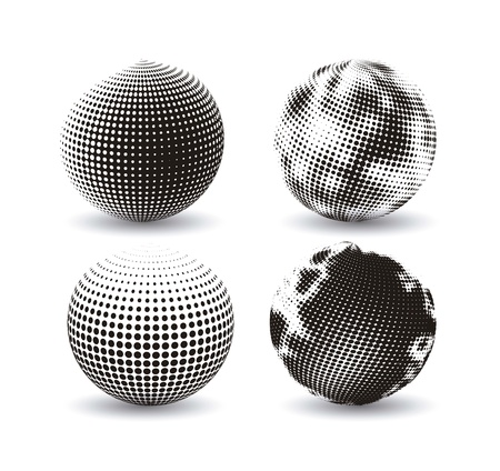 black global icon isolated, grunge. vector illustrationのイラスト素材