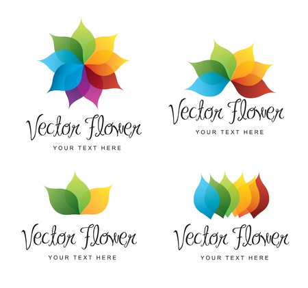 Beauty flowers over white background vector illustrationのイラスト素材