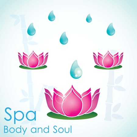 spa icons over light background vector illustration  のイラスト素材
