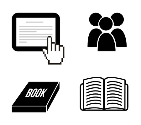 ebook download over gray background. vector illustrationのイラスト素材