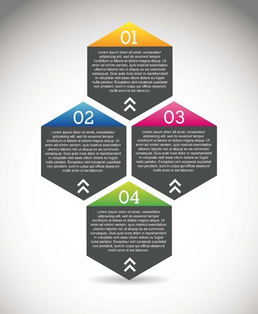 numbers labels over white background.vector illustrationのイラスト素材