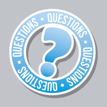 question icon over gray background. vector illustrationのイラスト素材
