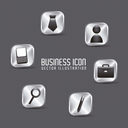 business icons over gray background. vector illustrationのイラスト素材