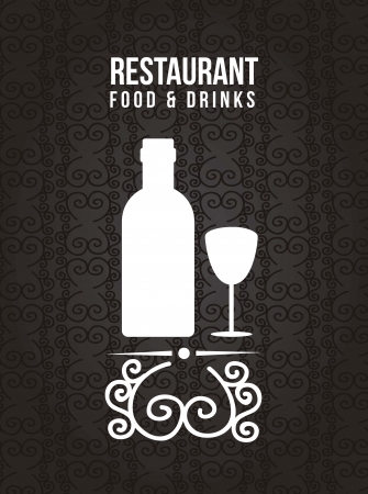 bar label over black background. のイラスト素材