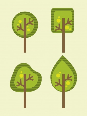 arbor day over beige background. vector illustrationのイラスト素材