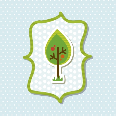 arbor day over blue background. vector illustrationのイラスト素材