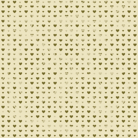 hearts over yellow background. illustrationのイラスト素材
