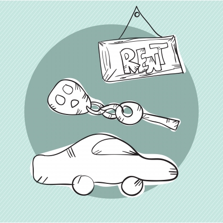 Rent Icons with different concepts (collection set)のイラスト素材