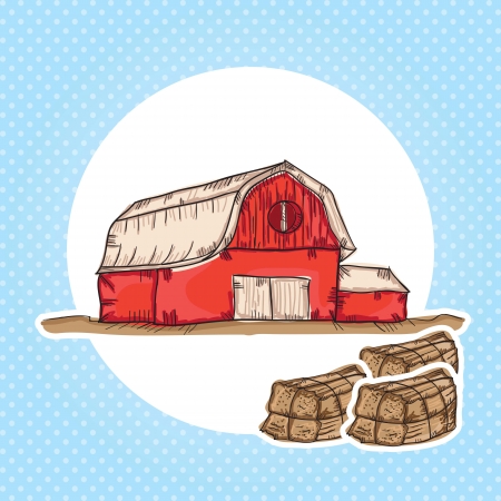 Farm Icons set ( Hand Draw concepts)のイラスト素材
