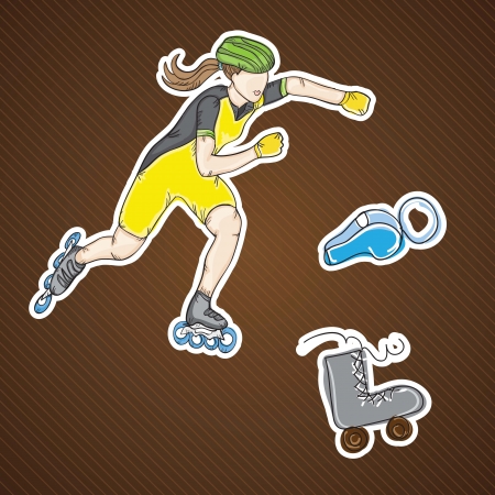 Sport Icons concept (different elements and objets)のイラスト素材