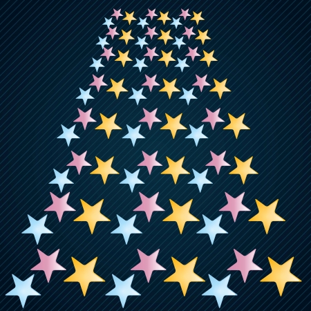 Stars icons and concept colorful, vector illustrationのイラスト素材