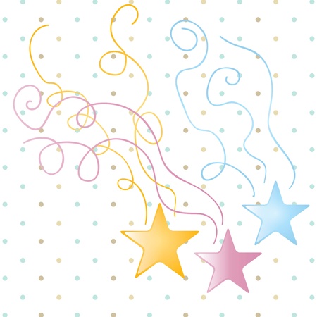 Stars icons and concept colorful, vector illustrationのイラスト素材