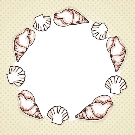 Beach, Vacations and Travel concept. Vector Illustrationのイラスト素材