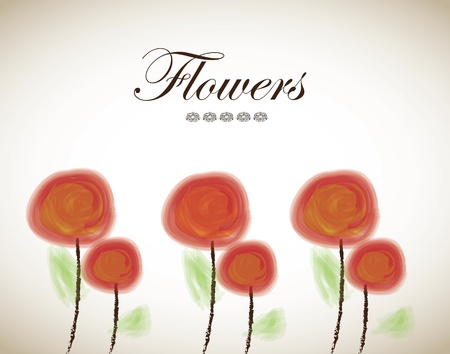 beauty colors flower over white background vector illustrationのイラスト素材