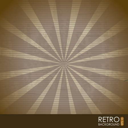 retro illustration  over pattern background. vectorのイラスト素材