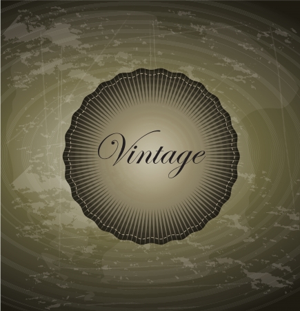 Old  and vintage background with seal illustrationのイラスト素材