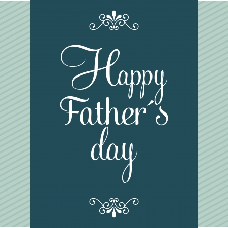 fathers day card, retro style illustrationのイラスト素材