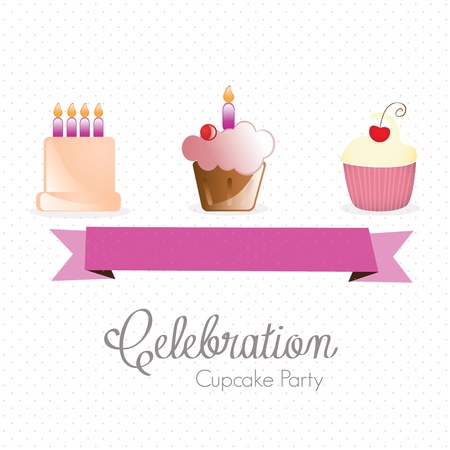 Cake  & Cupcakes icons ( concepts, labels, & cards)のイラスト素材