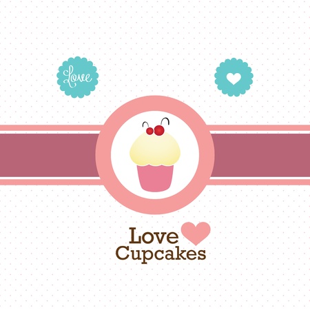 Cake  & Cupcakes icons ( concepts, labels, & cards)のイラスト素材