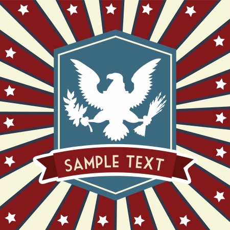 flag day background, united states. vector illustrationのイラスト素材