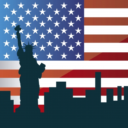 flag day background, united states. vector illustrationのイラスト素材