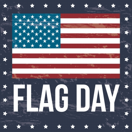 flag day background, united states. vector illustrationのイラスト素材
