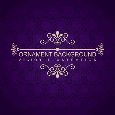 violet elegant ornament background. vector illustrationのイラスト素材