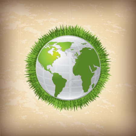 world over vintage background vector illustrationのイラスト素材