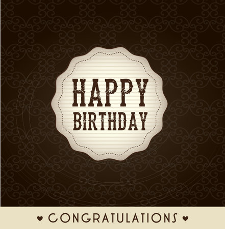 frame birthday over country background illustrationのイラスト素材