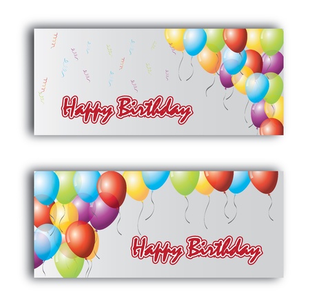 happy birthday design over white background illustration のイラスト素材