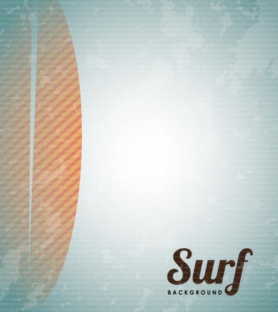 surfboard design over vintage  background のイラスト素材
