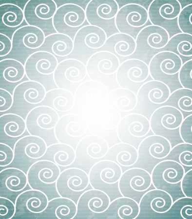 waves design over blue background vector illustration のイラスト素材