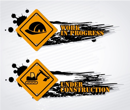 work in progress desig over gray background vector illustration のイラスト素材