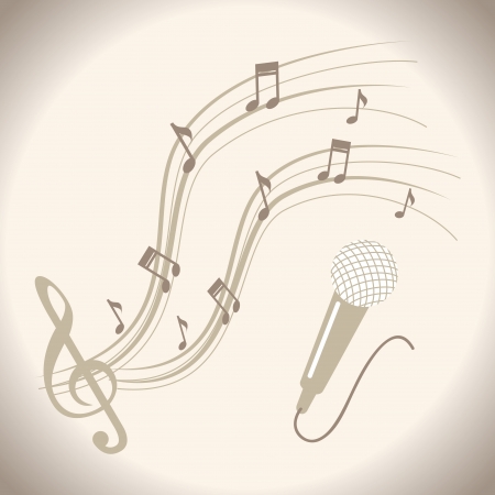 sing design over gray background vector illustration のイラスト素材