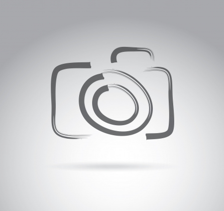 camera design over white background vector illustrationのイラスト素材