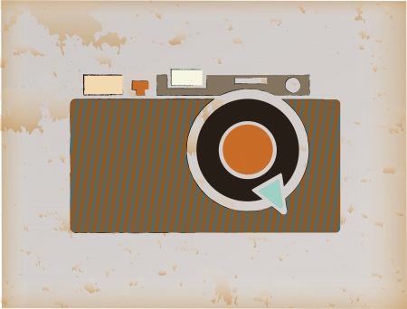 camera design over vintage background vector illustration のイラスト素材
