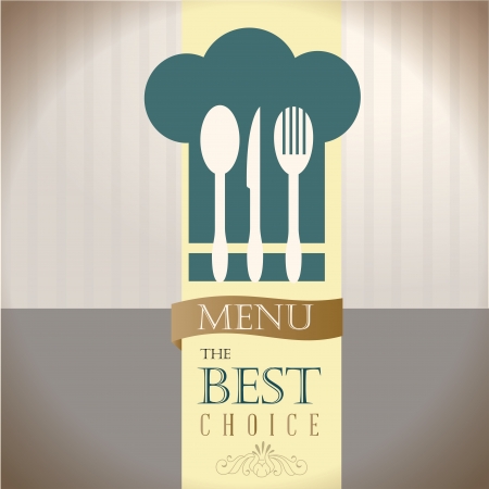 menu the best choice over gray background vector illustration のイラスト素材