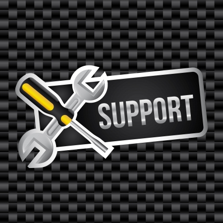 support design over grid background vector illustration のイラスト素材