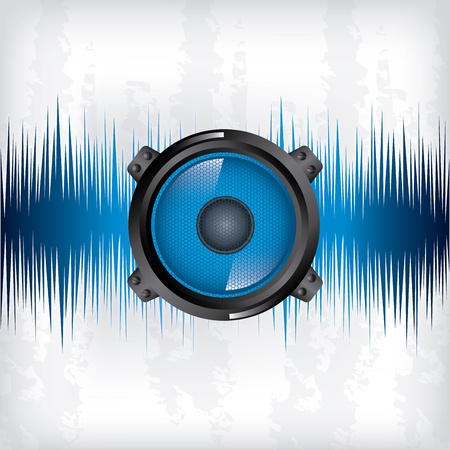 sound wave design over gray background vector illustration のイラスト素材